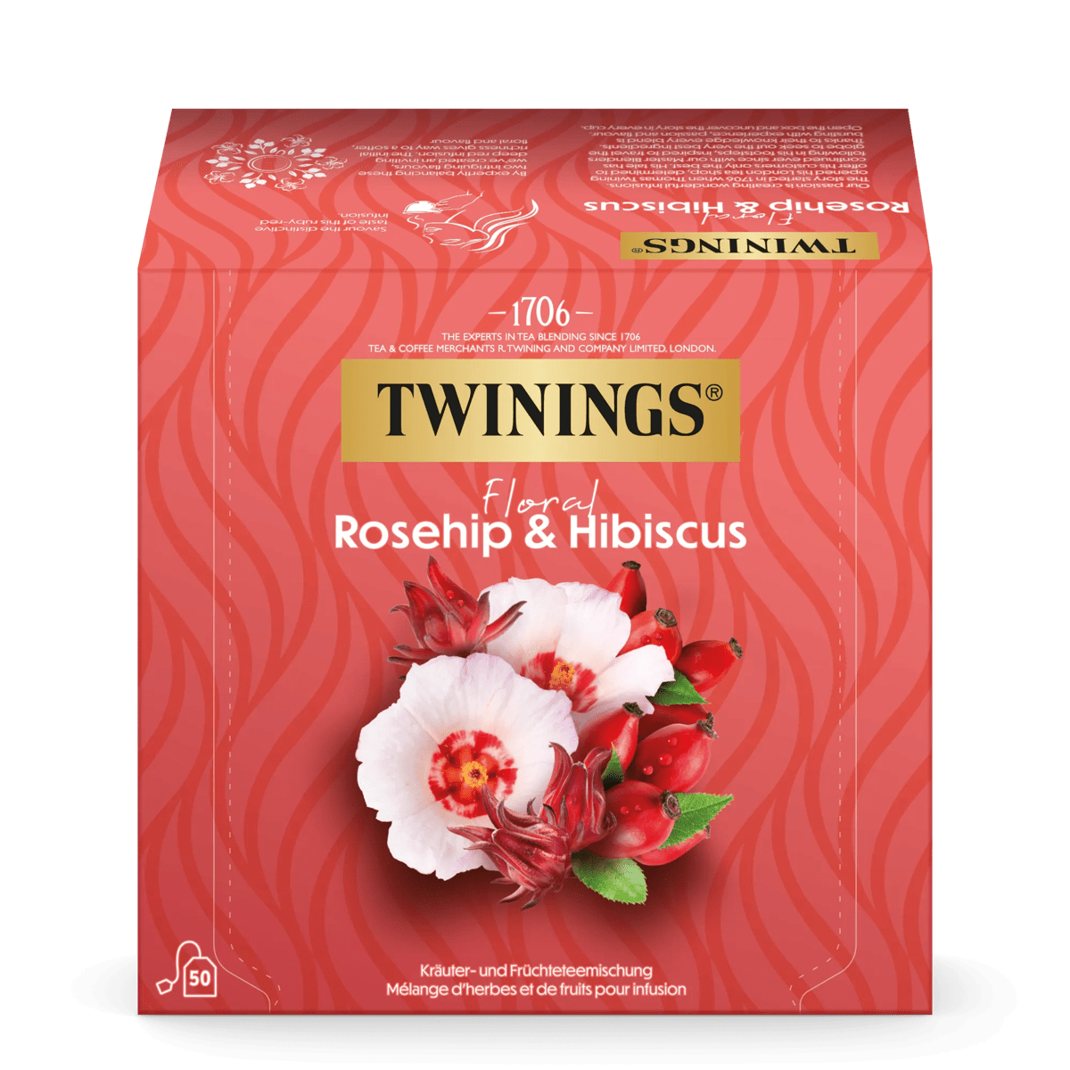 Twinings Rosa canina & Ibisco 50 x 2.5 g