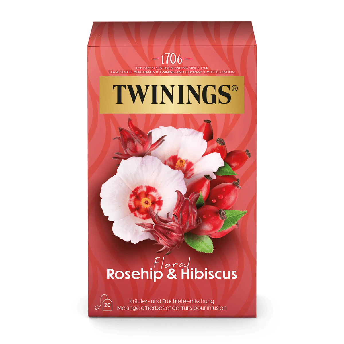 Twinings Floral Rosa canina & Ibisco 20 x 2.5 g