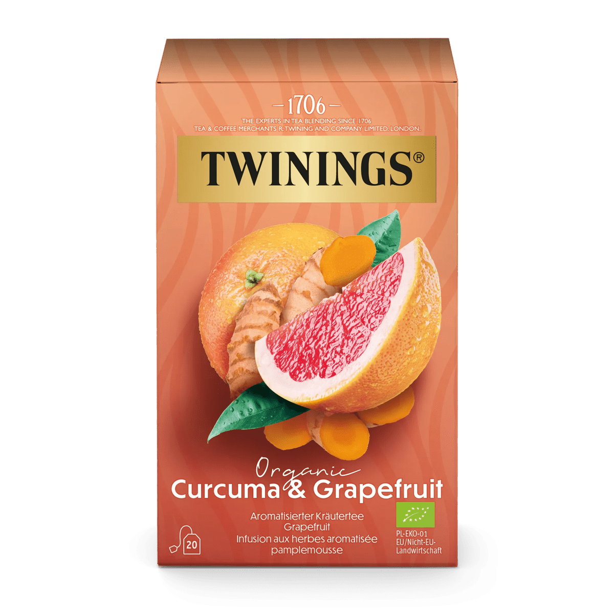 Twinings Bio Curcuma & Pamplemousse