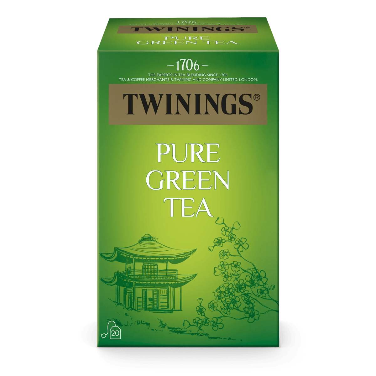Twinings Tè verde 20 x 2 g