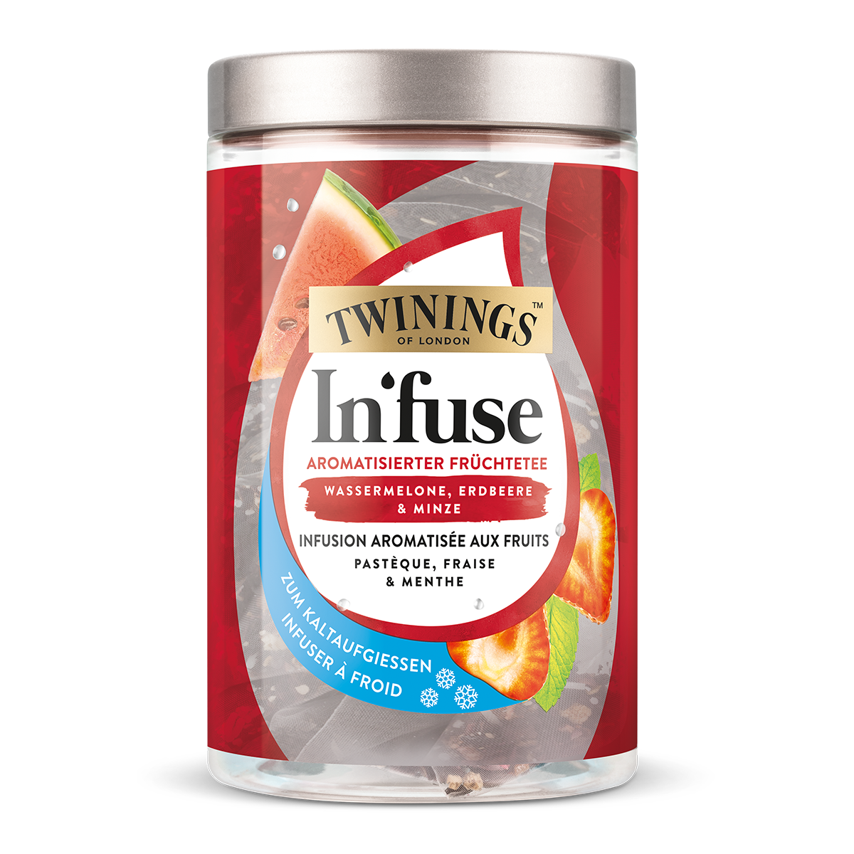 Twinings In’fuse Wassermelone, Erdbeere & Minze