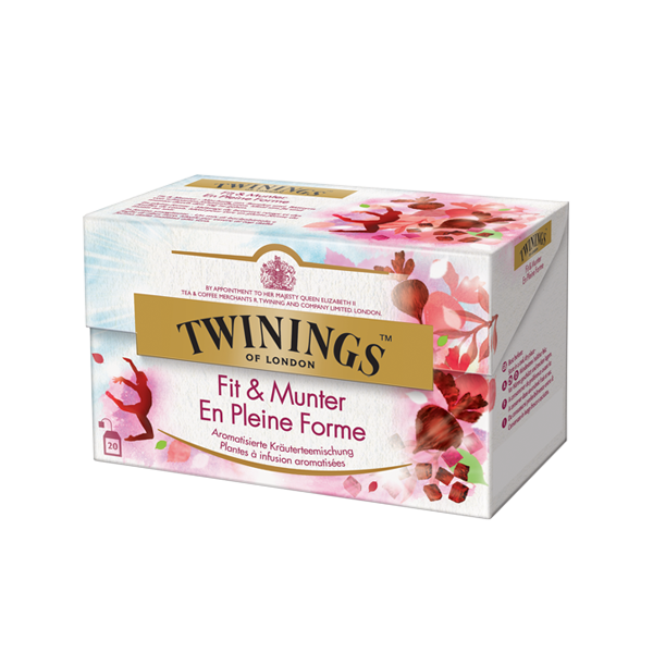 Twinings Fit & Munter Wohlfühltee Kräutertee