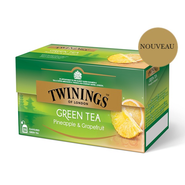 Twinings Green Tea Pineapple & Grapefruit thé vert