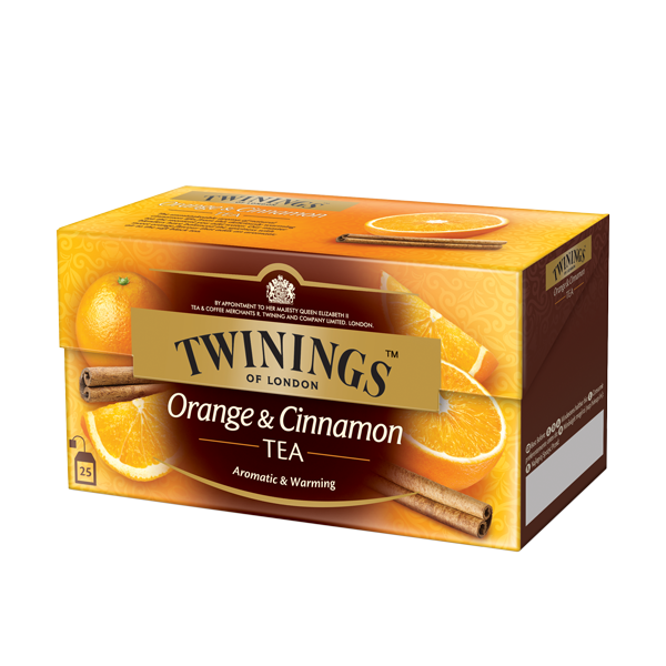 Twinings Orange & Cinnamon Black Tea, thé noir