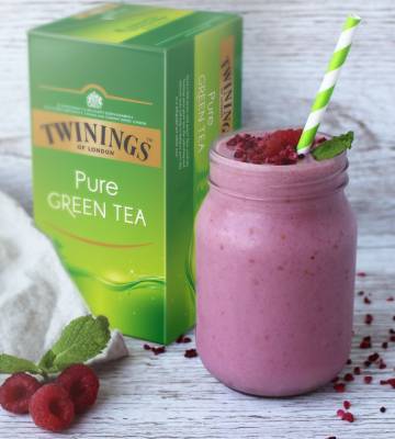 Himbeer Green Tea Smoothie